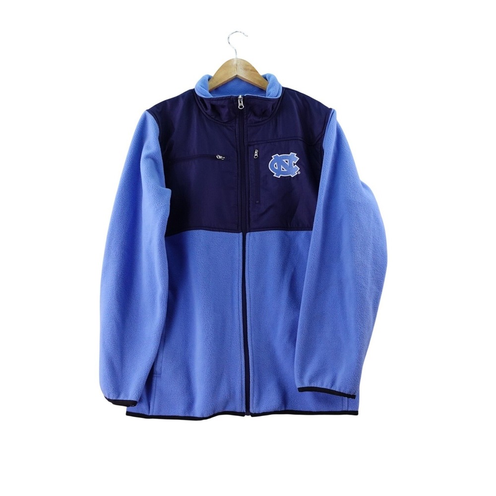 Mens University of‎ North Carolina Tar Heels Fleece Jacket Blue Size Medium
